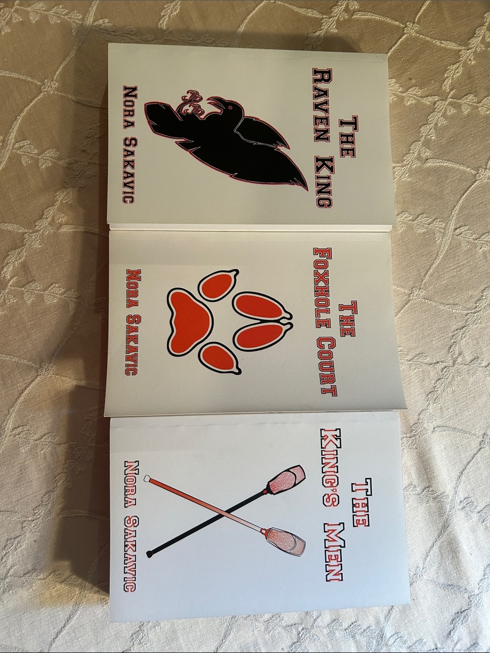 All For The Game Books 1-3 by Nora Sakavic Paperback books The Foxhole Court